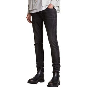 All Saints Black Cigarette Skinny Jeans
